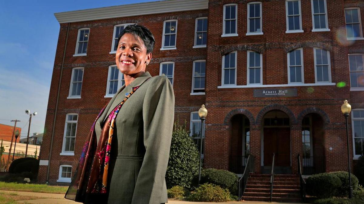 File photo: Allen University president Lady June Cole