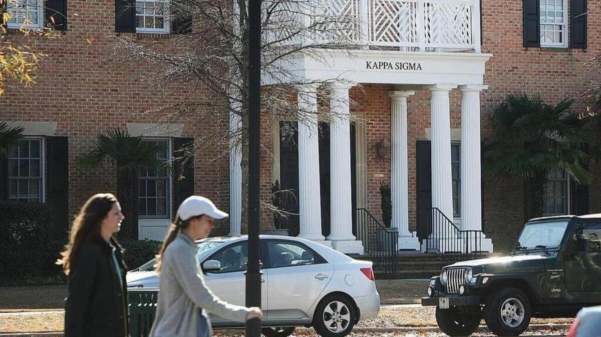 The Kappa Sigma fraternity house on the University of South Carolina campus.