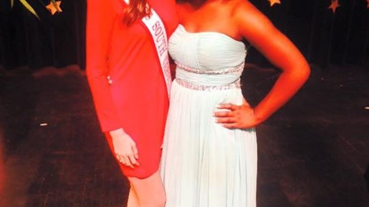 Hope Lumpkin, left, and Mhorgan Stephens during a previous pageant.