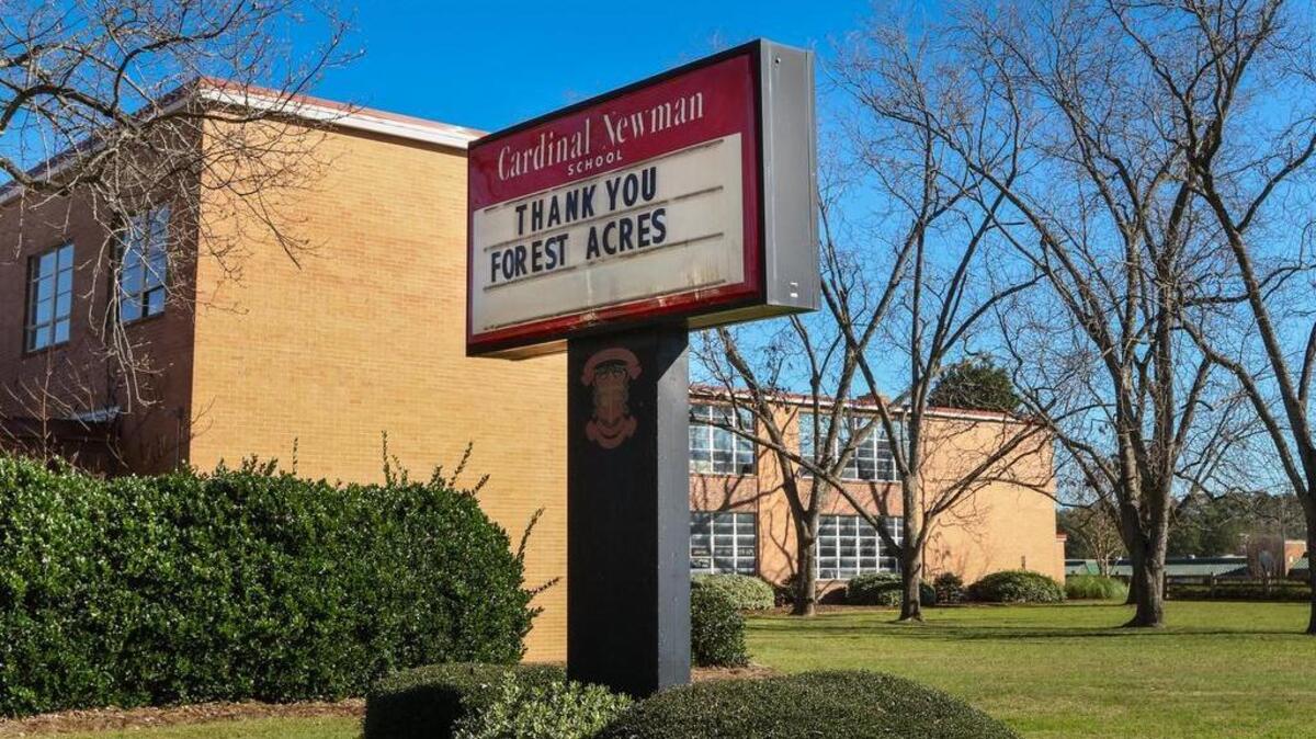 Cardinal Newman expressed their thanks to the community as they make the move to a new campus in Northeast Richland.