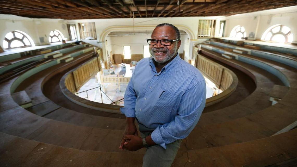 
Allen University William S. “Bill” Robinson, vice president of Title III and sponsored programs, is overseeing the renovation of Chappelle Auditorium, built in 1925 at Allen University. 
