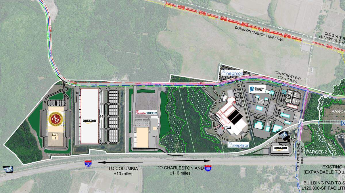 Lexington County’s Saxe Gotha Industrial Park, already home to Nephron Pharmaceuticals and Amazon, could soon get a new tenant.