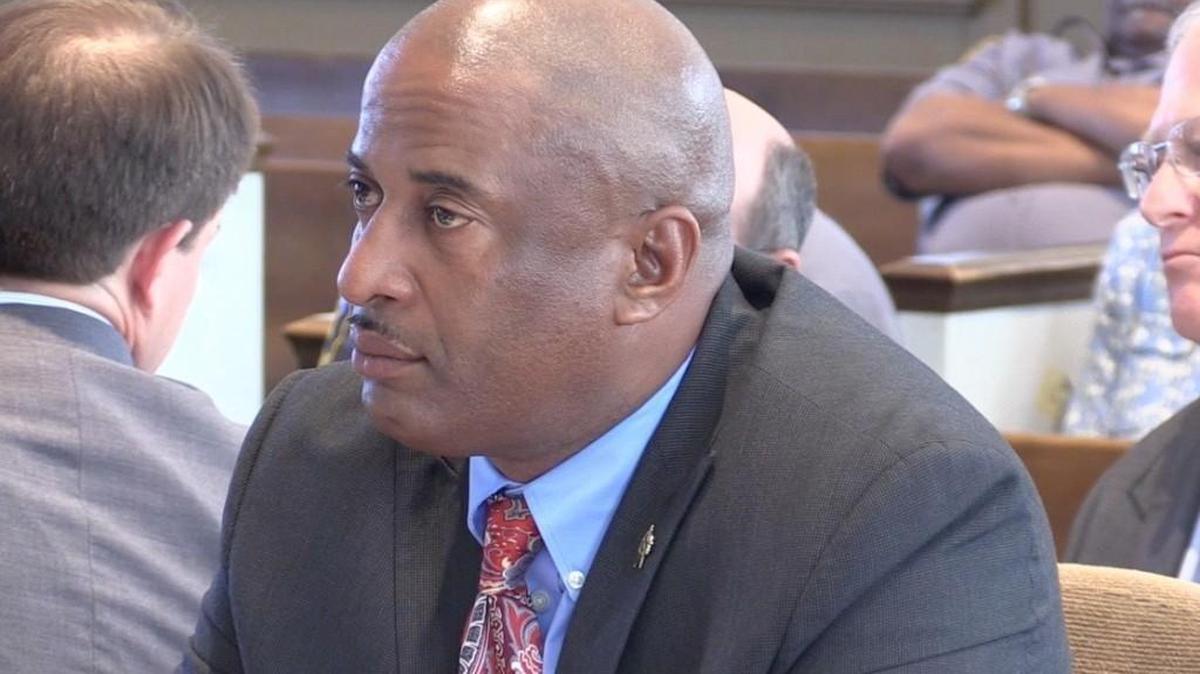 Sheriff Alex Underwood in court Monday.