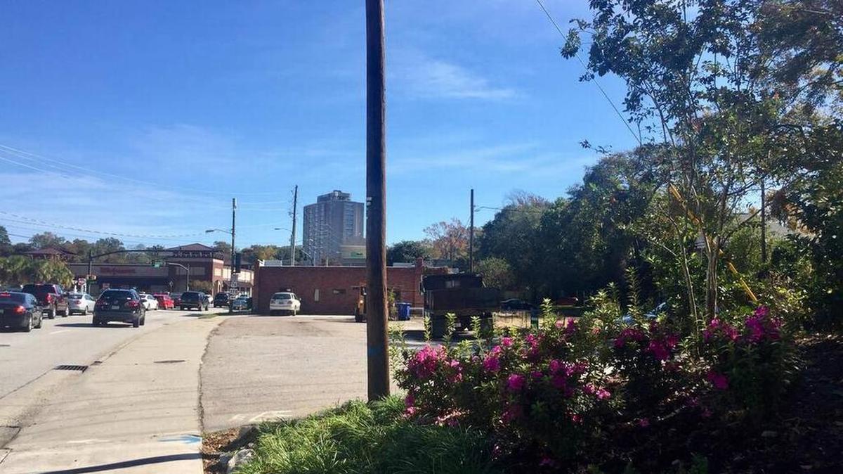 Macado’s restaurant plans to open on this vacant lot on Blossom Street in Five Points.