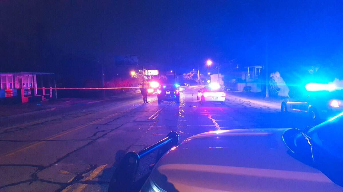 A crash with injuries closed all lanes at part of Millwood Avenue on Tuesday morning.