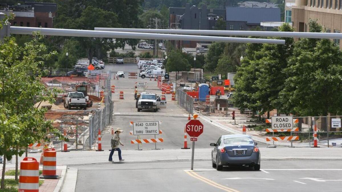 Greene Street near the University of South Carolina is being renovated with proceeds from Richland County’s penny tax for transportation.