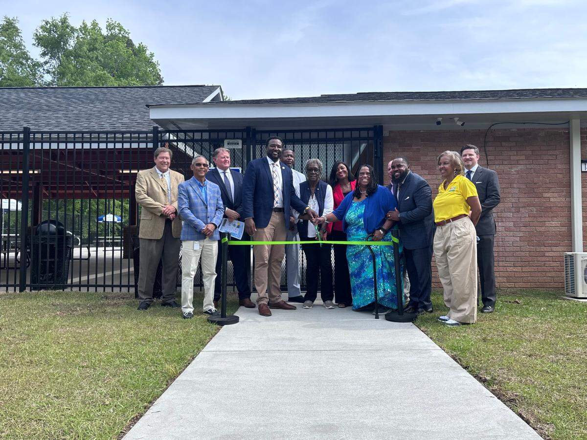 The Richland County Recreation Commission, along with community leaders and lawmakers, unveiled the newly renovated Hopkins Park Pool at an event April 22.