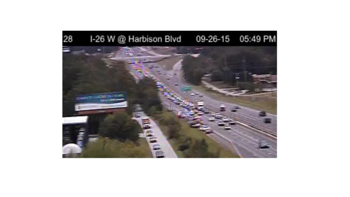 
SCDOT Traffic Camera screen shot at 5:49 p.m.
