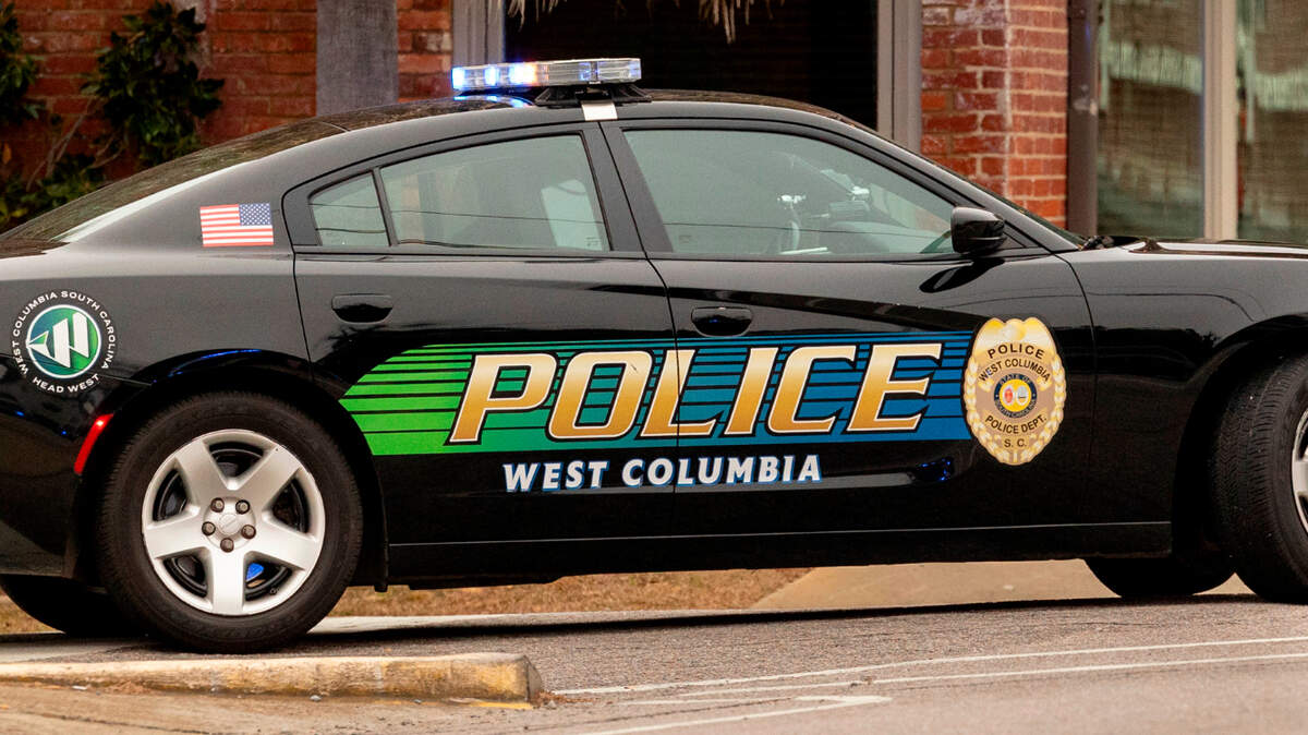 A West Columbia police car