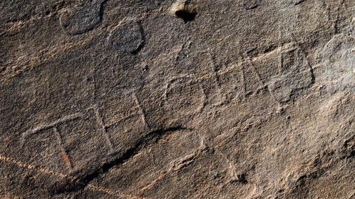 
Ancient petroglyphs will be shown at the new one-of-a-kind Rock Art Museum at the Hagood Mill in Pickens. 
