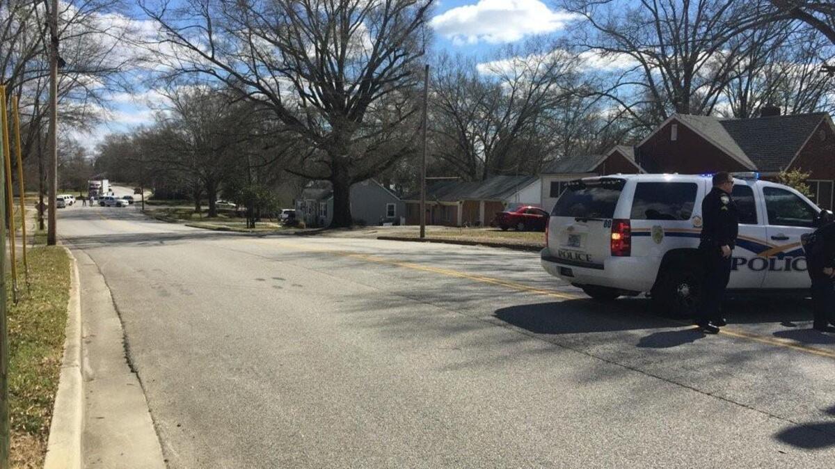 Police are on the scene of a possible mid-day shooting in Rock Hill. Black Street and a portion of Keels Avenue are blocked.