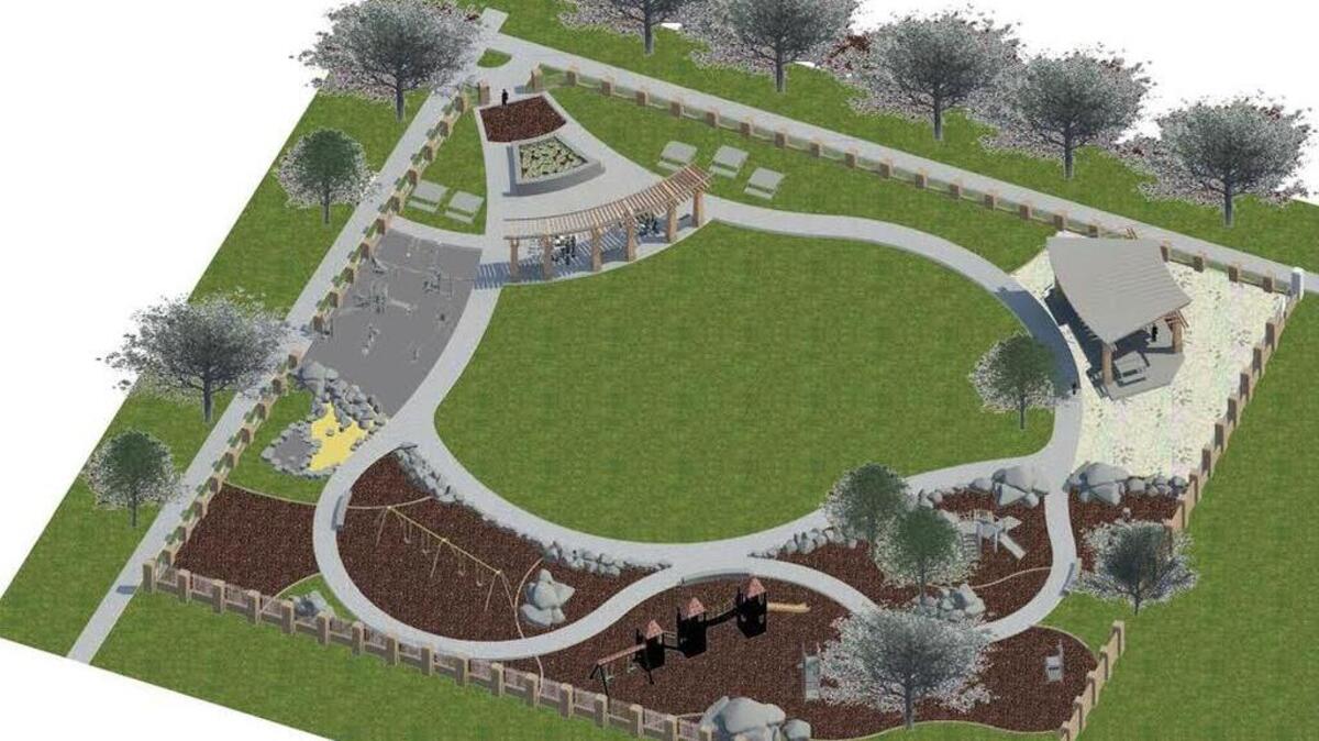 The city of Columbia’s remodeled Roy Lynch Park will include a lots of open green space, a play set with educational and music features, a board game plaza, a picnic shelter, a splash pad, a butterfly garden and walking paths that encircle the park.