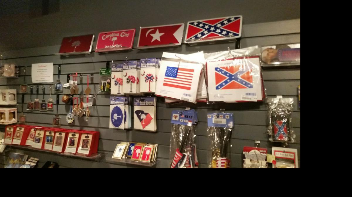 
The Confederate Relic Room in Columbia offers an array of merchandise that capture a time that some South Carolinians view as their heritage and others see as recalling slavery. 
