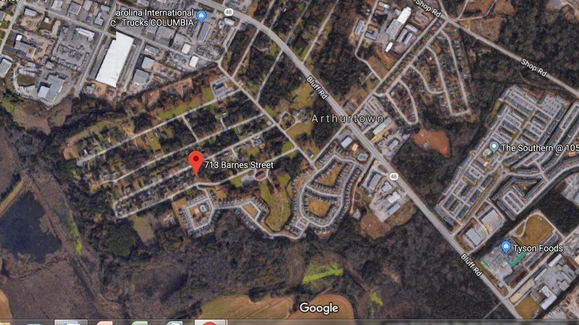 Fireworks are suspected in a house fire off Bluff Road in Columbia early Thursday, July 5, 2018, according to officials.