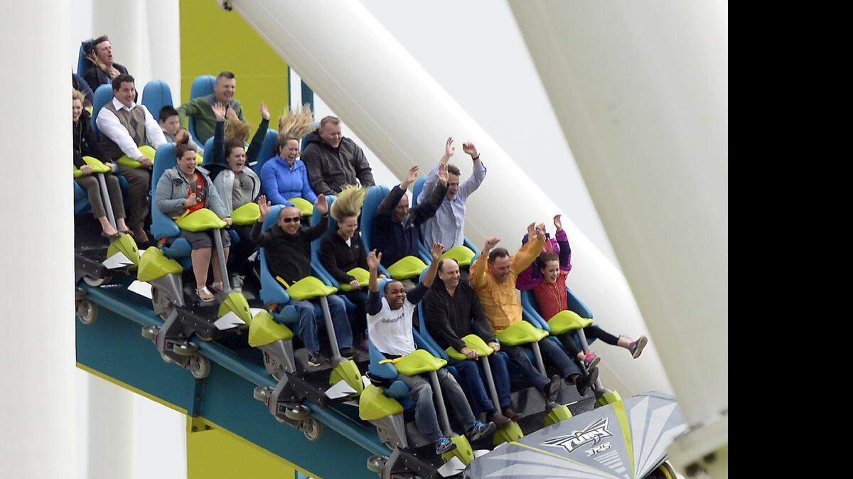 
Fury 325, Carowinds’ newest and fastest roller coaster, stopped unexpectedly on its tracks Saturday, stranding 32 riders.
