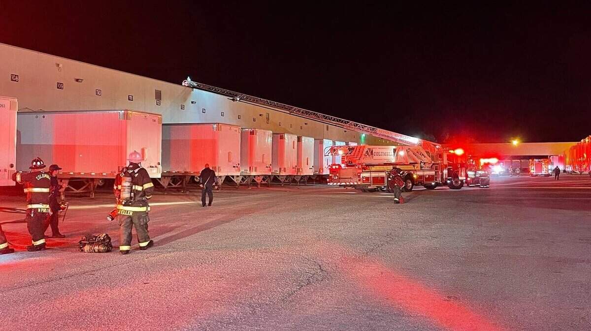 The Columbia-Richland Fire Department was called to a fire at a commercial shipping facility on Belk Drive Thursday evening, the department reported on social media. That is where the department store Belk has a large distribution center. 