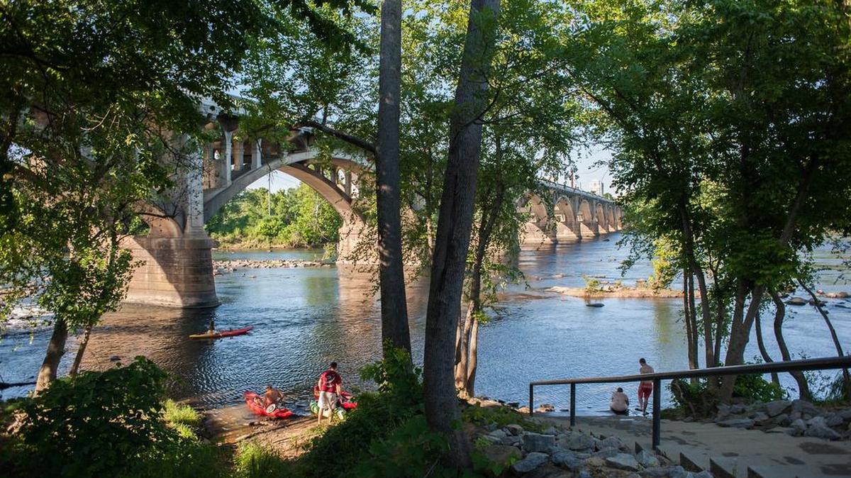 The Cayce-West Columbia Riverwalk is popular for walking, jogging, bicycling and enjoying the outdoors.