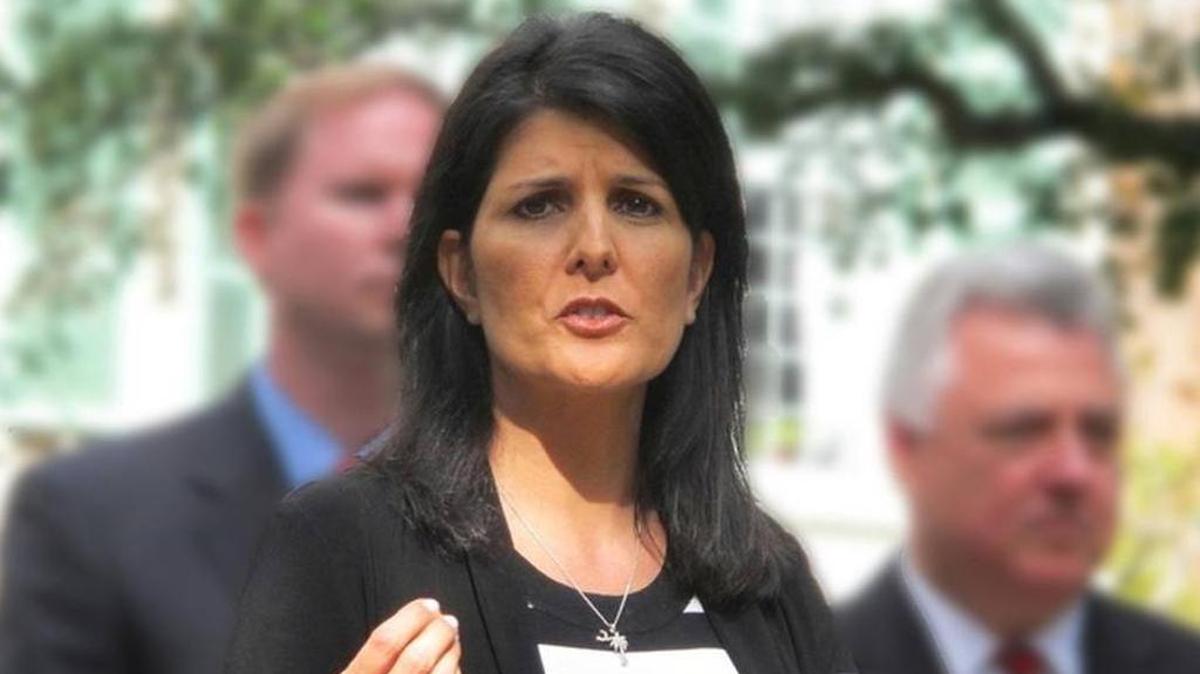 South Carolina Gov. Nikki Haley in Charleston, S.C.