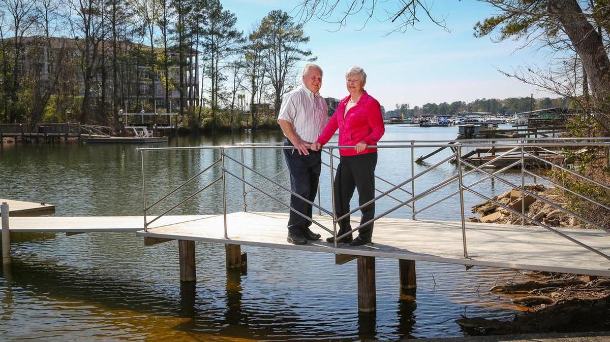 Les and Joan Tweed, long-time leaders of the Ballentine Civic Association, help guide the pace of development in the unincorporated area on the northeast corner of Lake Murray.