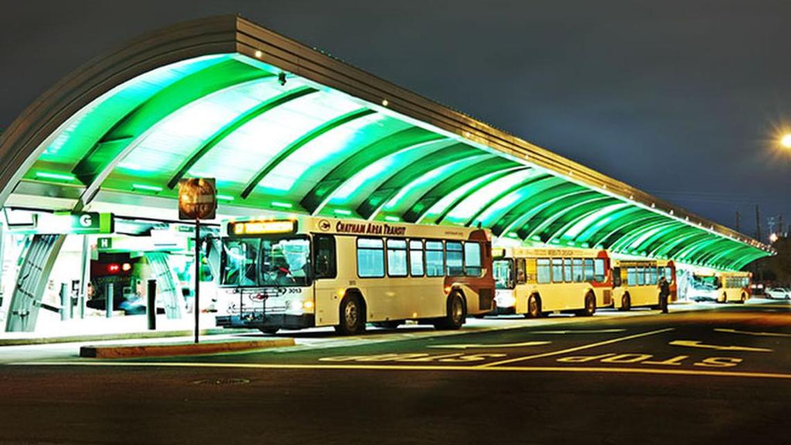 An example of a transportation center that serves multiple modes of transit.