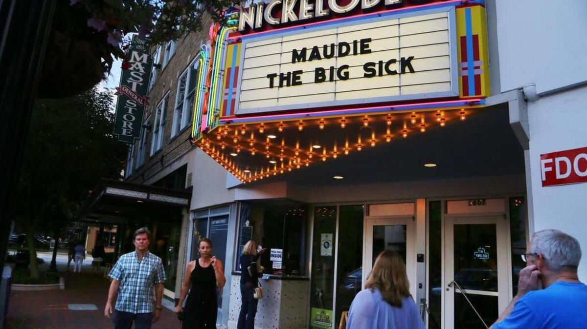 The Nickelodeon Theatre on Main Street is part of the Columbia Film Society.