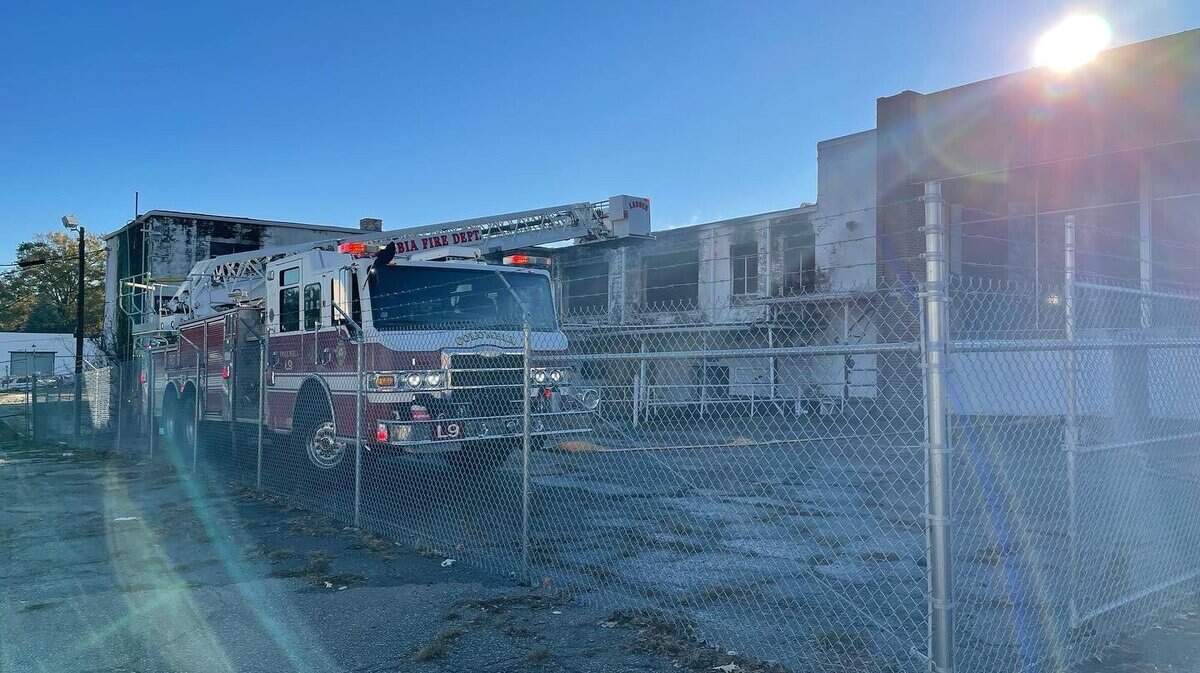 The Columbia-Richland Fire Department responded to a blaze Monday morning at the 2200 block of North Main St