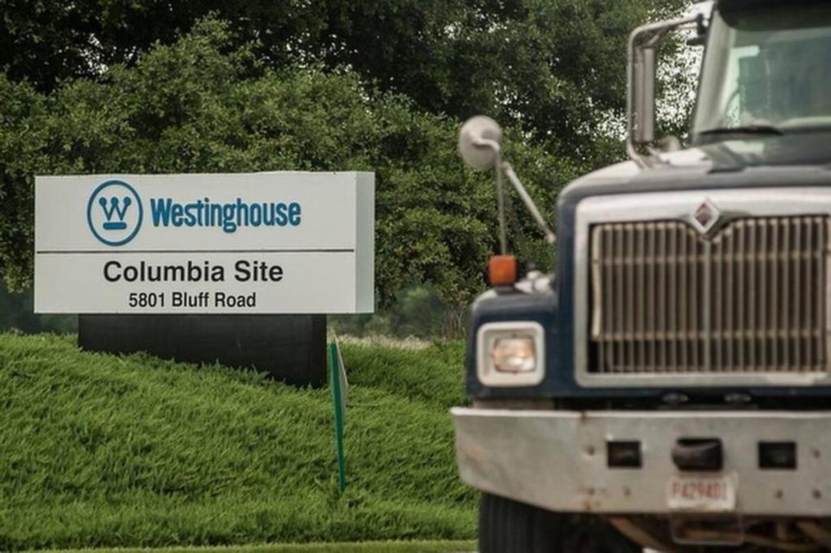 Westinghouse nuclear fuel plant on Bluff Road