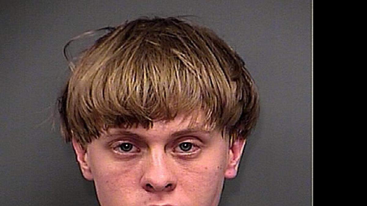 Dylann Roof booking photo from the Charleston County Detention Center