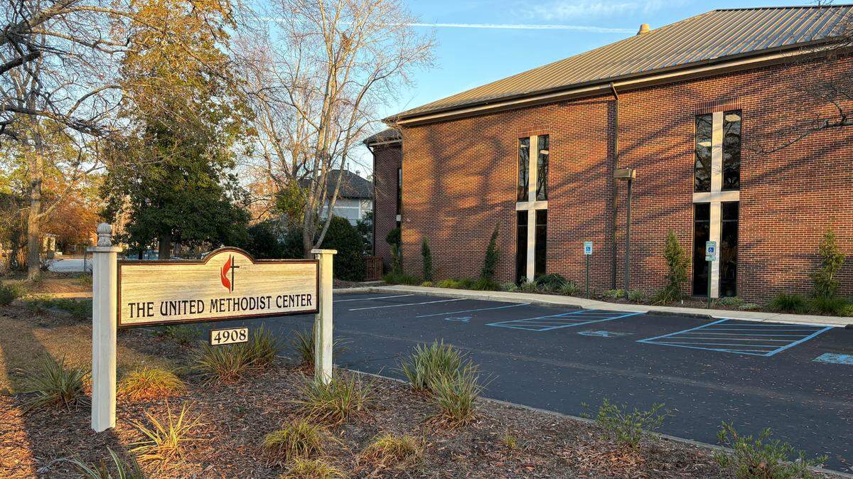 The headquarters of the South Carolina Conference of the United Methodist Church on Dec. 17, 2024.
