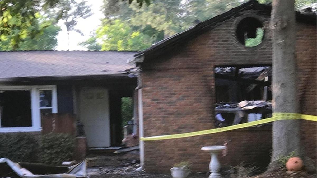 House at 3615 Greenbrier Drive destroyed by fire on Saturday, June 10, 2017. 5 Columbia firefighters were injured when an explosion occurred in the house.