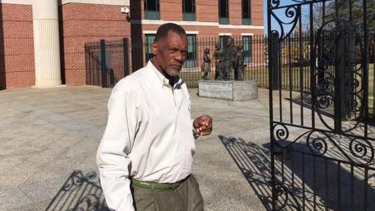 Theodore “Uncle Teddy” Fulton leaves the courtroom after testifying earlier this week.