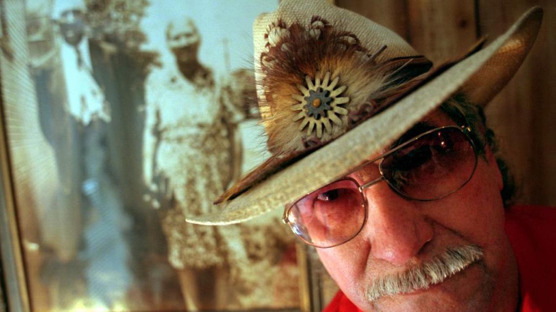 Chief Gilbert Blue, pictured here in 1996, was chief of the Catawba Nation for more than 30 years.