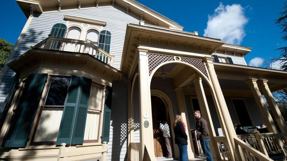 The historic Woodrow Wilson family home in Columbia. The home now serves as a Reconstruction-era museum.