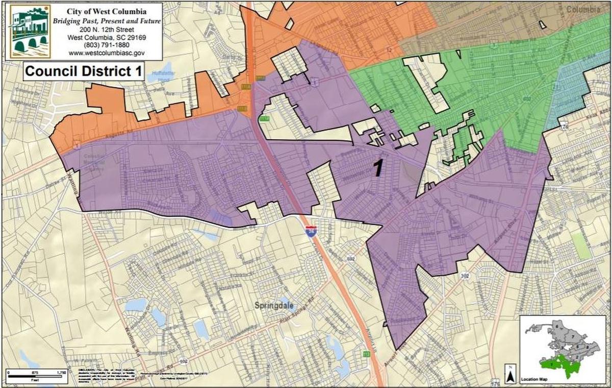 Voters in District 1 in the southwest corner of West Columbia will pick a new City Council member.
