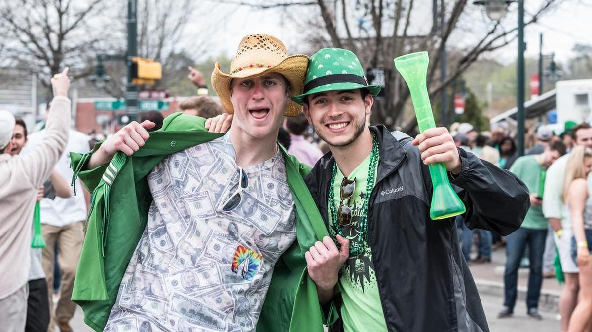 Festival goers enjoy their day at the 35th annual St. Pat's in Five Points on March 18.