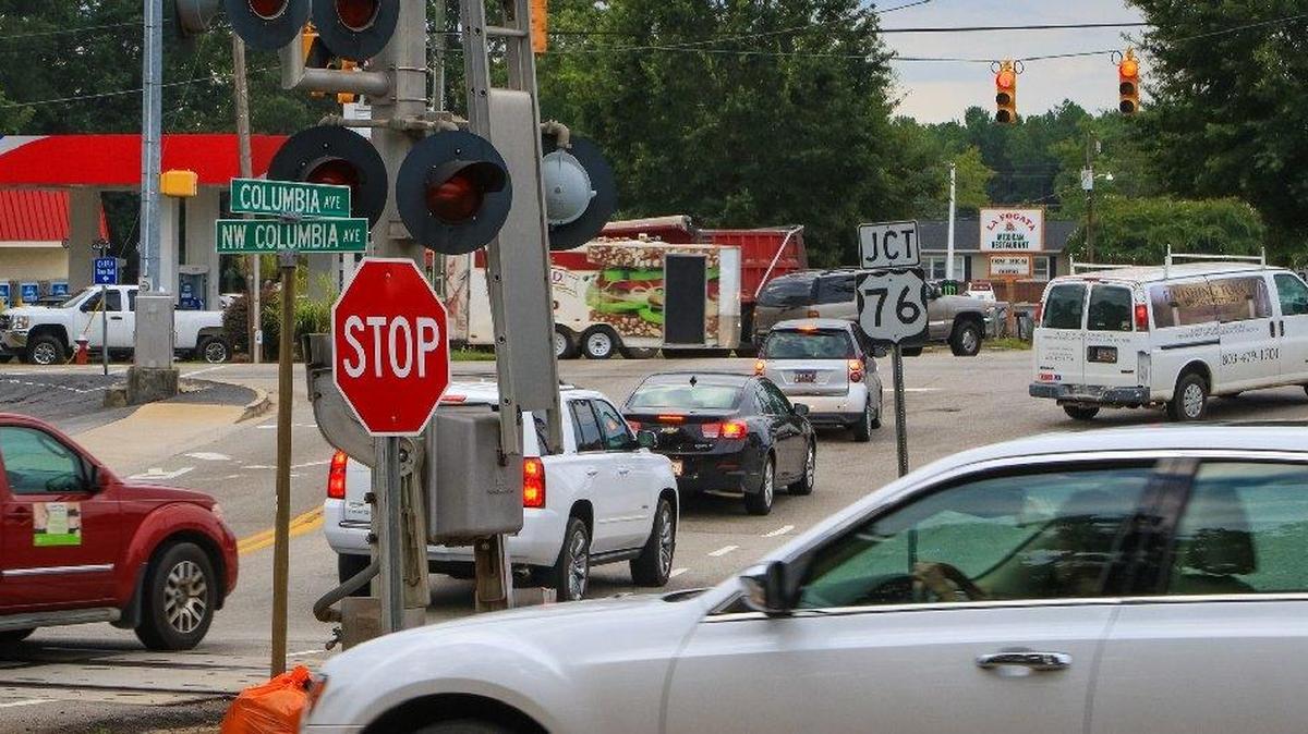 Traffic congestion created partly by motorists on Amicks Ferry Road is common in the center of Chapin.
