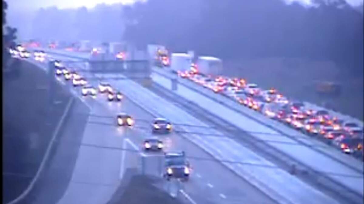 A crash is blocking all eastbound lanes on I-20 in Lexington County on Tuesday, Jan. 8, 2019.