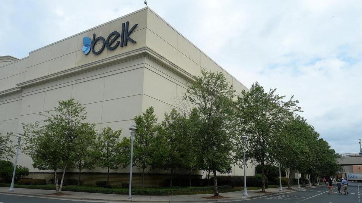 
The Belk department store at SouthPark mall
