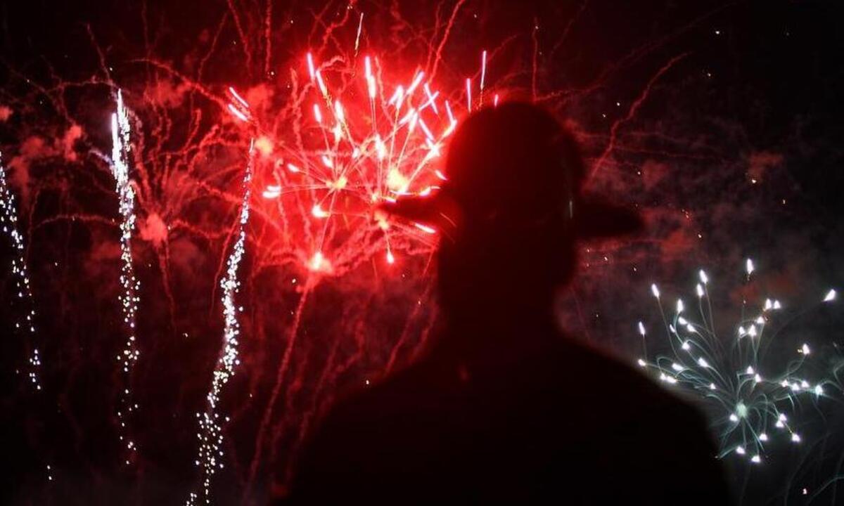 
Fort Jackson’s annual Torchlight Tattoo ceremony usually features a fireworks show at Hilton Field as part of events. Here, a past fireworks show at the fort. 
