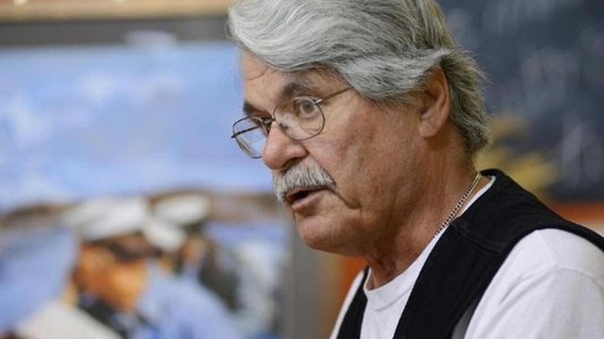 
Tom Comshaw hopes the exhibit will help educate younger generations on the Korean War.
