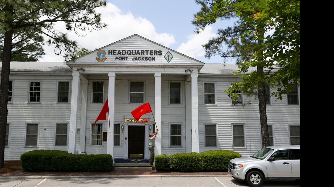 
The Headquarters Building at Fort Jackson will be torn down in an effort to get rid of excess structures that are costing the Army money. The wood-frame building was built during WWII. 

