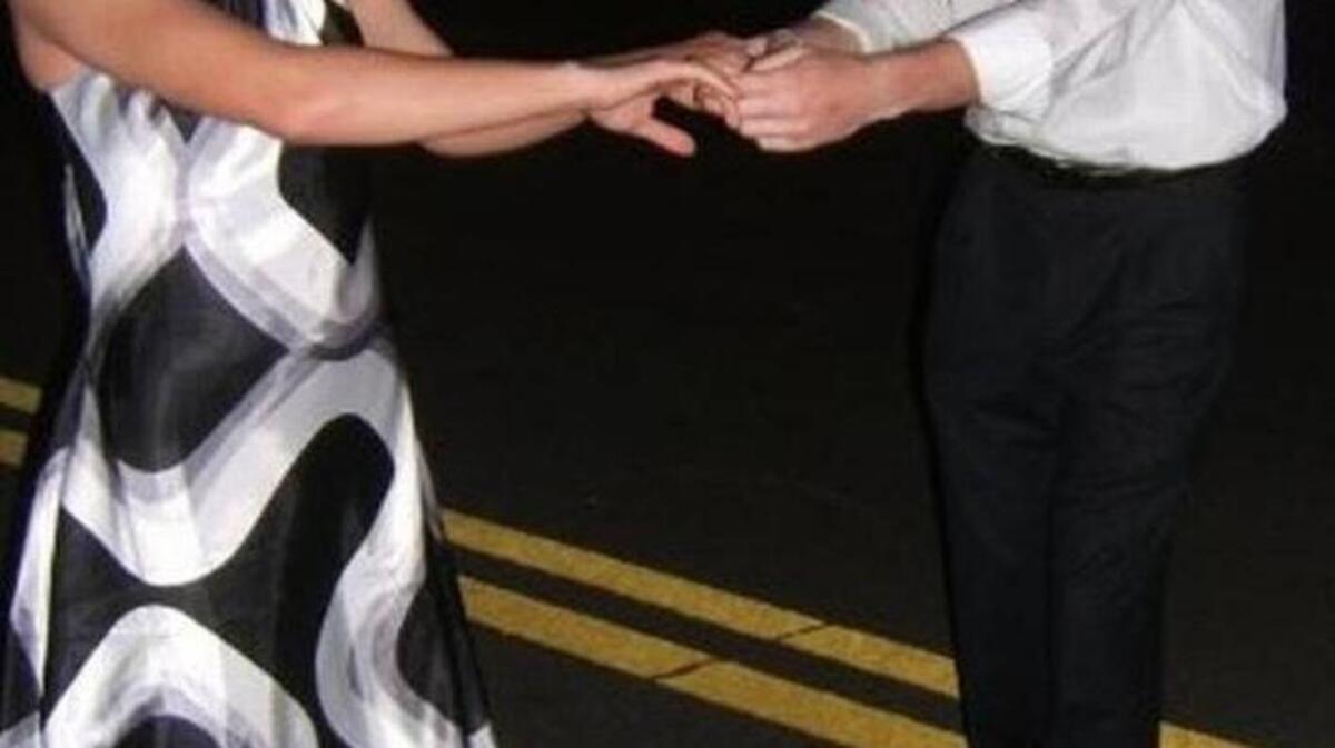 Jon and Kristin share a date night in April 2008, not long after they met at a YMCA volleyball game on Tybee Island, Ga.