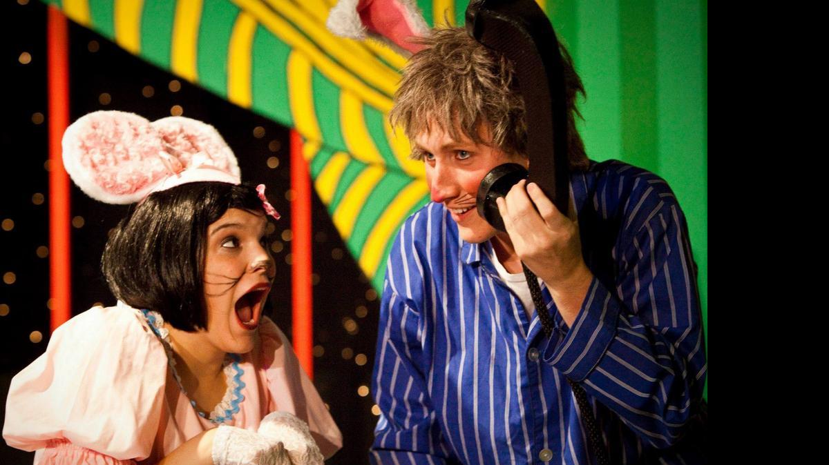 
Evelyn Clary and Paul Lindley II appeared in Columbia Children’s Theatre production of “Goodnight Moon” in 2012. 
