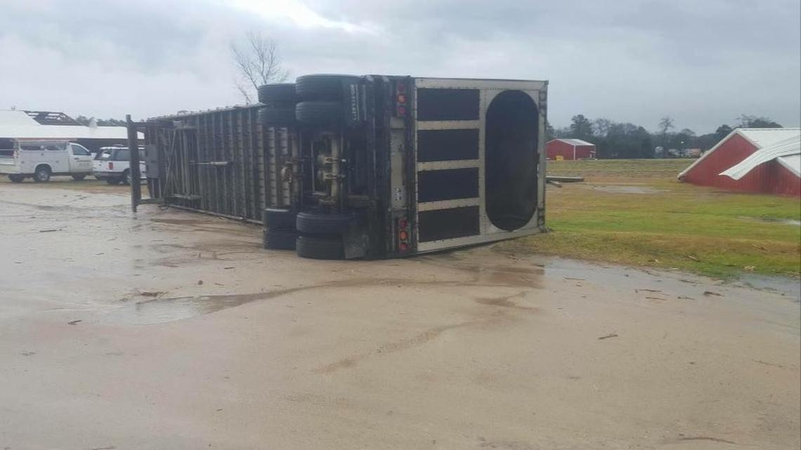 Weather damage near Batesburg-Leesville