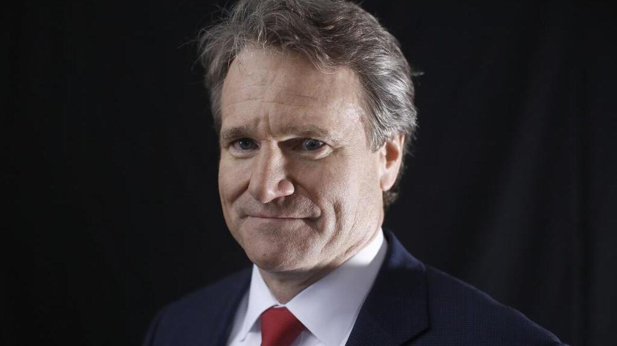 
Brian Moynihan, CEO Bank of America, will learn Sept. 22 whether shareholders will allow him to retain his position as chairman of the Charlotte-based lender. The bank will hold a special shareholders meeting in Charlotte that day on the matter.
