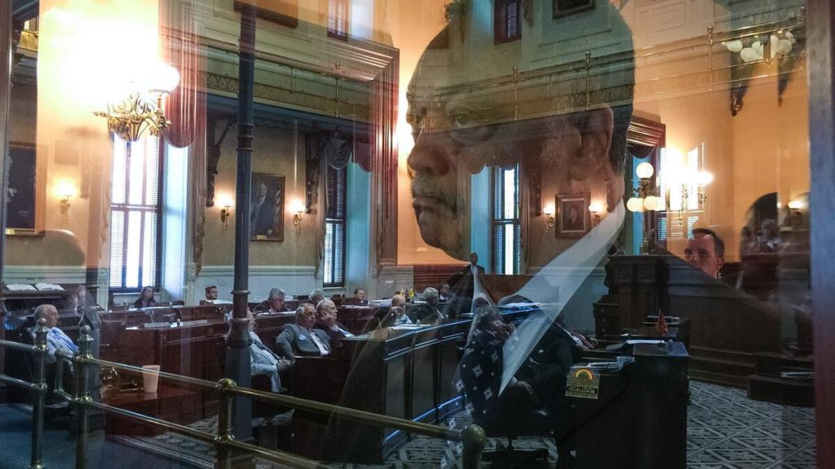 The State’s Tim Dominick won 2015 Best in Show in the South Carolina News Photographers Association’s annual pictures of the year event for this photo, which shows the Rev. Jesse Jackson watching the South Carolina Senate debate a bill to remove the Confederate flag from the State House grounds.