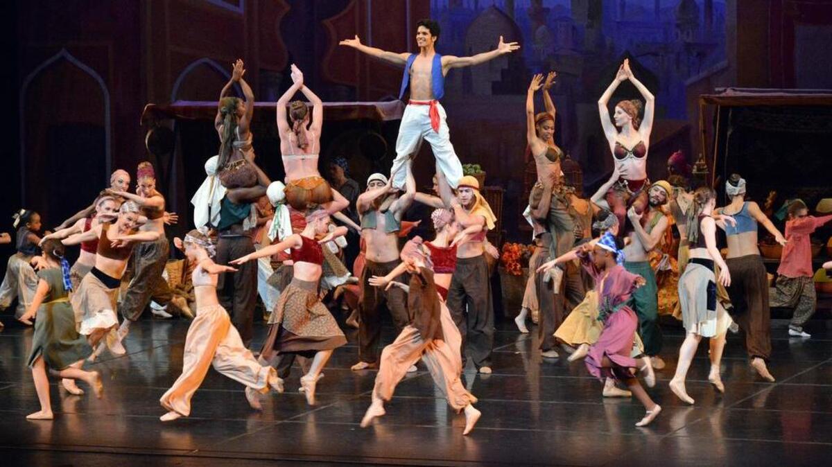 The Columbia City Ballet performs Aladdin in January.