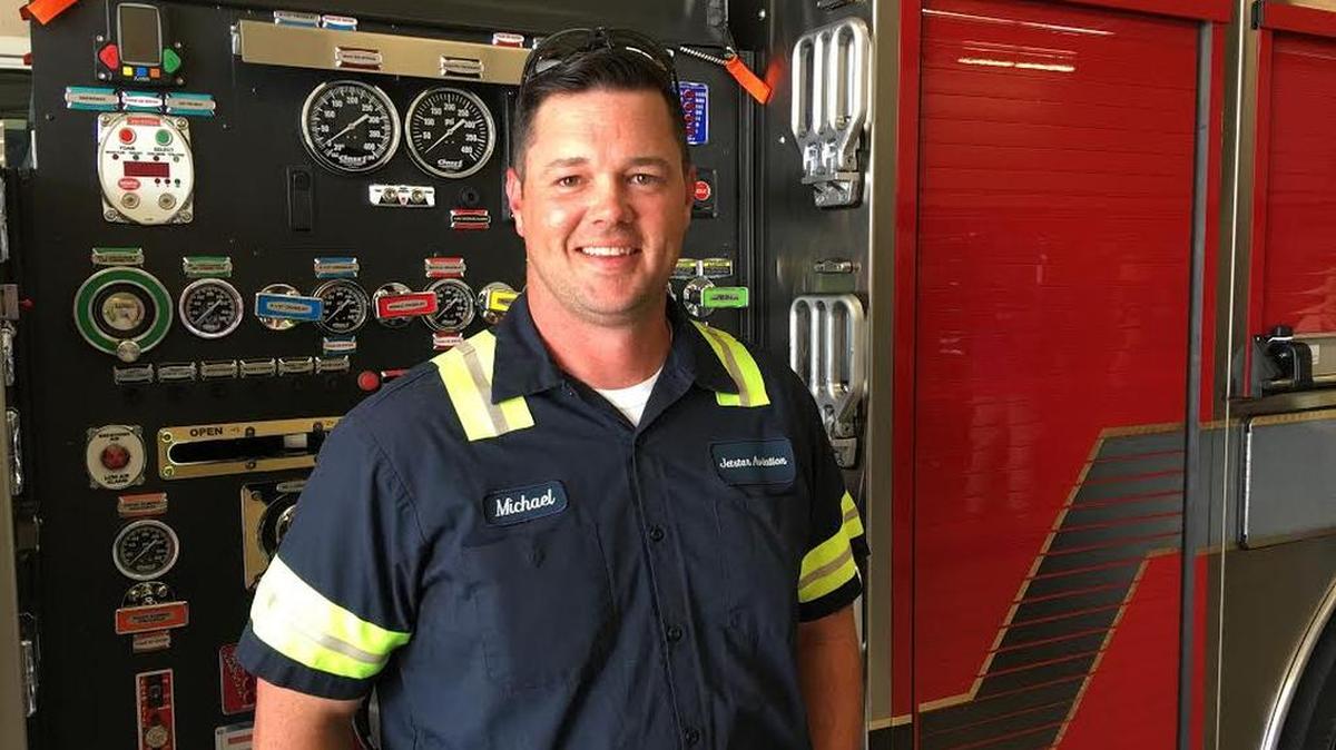 Michael Hammer has been a Lexington County volunteer firefighter for eight years.