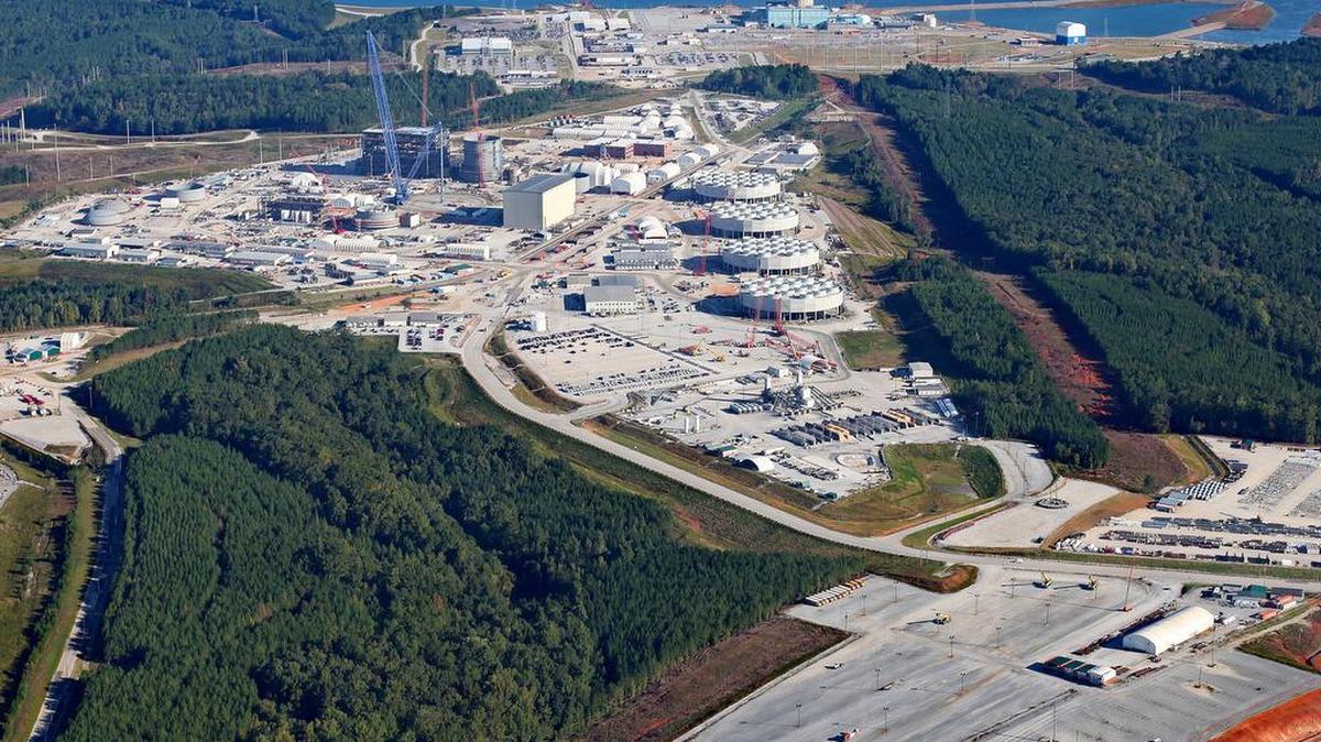The V.C. Summer nuclear site in South Carolina. Two reactors won’t be built, as planned, to complement the existing reactor.