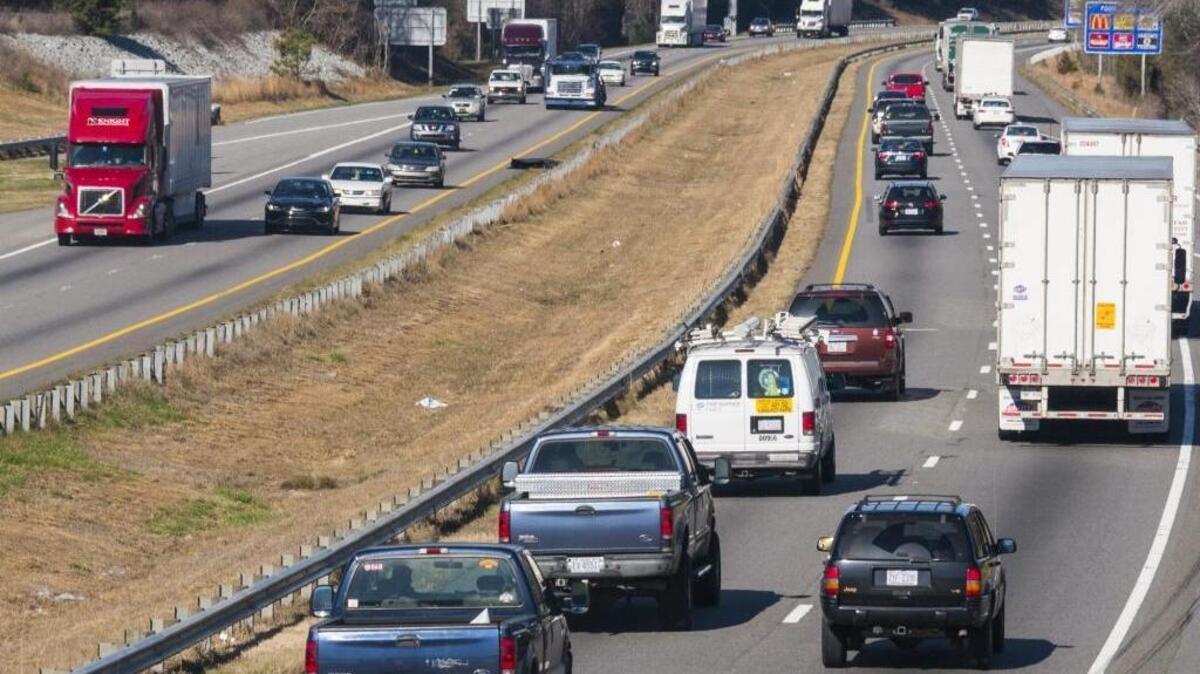 Keep a safe distance between your vehicle and the one ahead of you for safety.